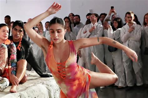 Madonna S Daughter Lourdes Strips Off For Artistic Fashion Show