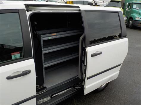 2011 Dodge Grand Caravan Cargo Van With Shelving And Ladder Rack