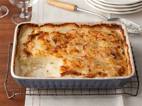 Add the potatoes, celery root, heavy cream, 2 teaspoons salt, and 1 teaspoon pepper and bring to a boil. Tyler Florence's Scalloped Potato Gratin | KeepRecipes: Your Universal Recipe Box