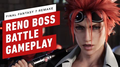 Final Fantasy 7 Remake Reno Boss Battle Gameplay ⋆ Epicgoo
