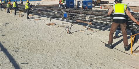 Shaura Island Piling Works At The Red Sea Project Ksa Ammico