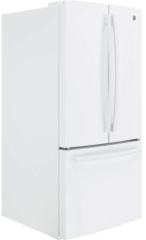 Ge In Cu Ft White Counter Depth French Door Refrigerator