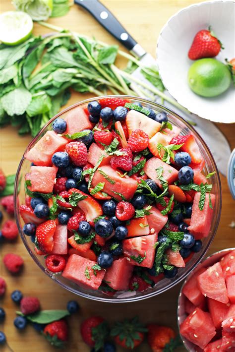 Watermelon Fruit Salad Aria Art