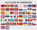 Flags of All European Countries in 2022 | All european countries, Flags ...