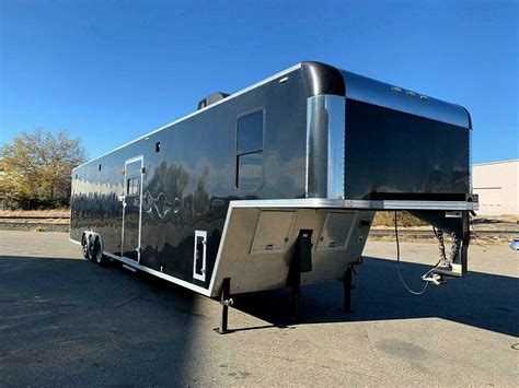 Race Car Trailer With Living Quarters Race Trailers And Living
