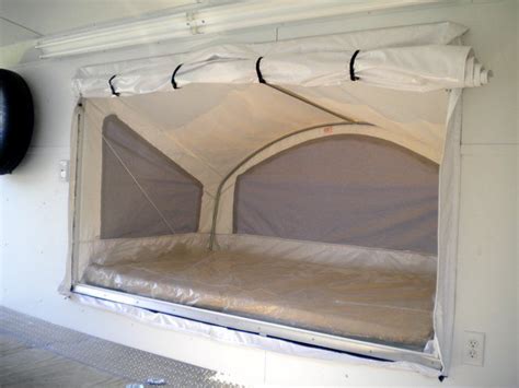 Pop Out Tent Enclosed Trailer Camper Small Camper Trailers Cargo