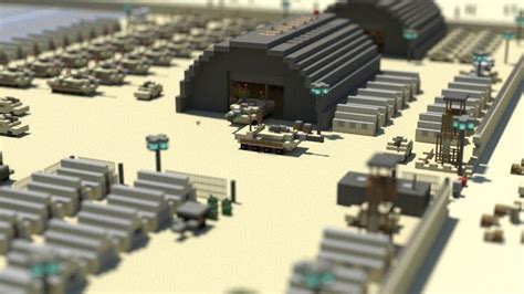 Military Base Minecraft Map Minecraft Projects Minecraft City Minecraft