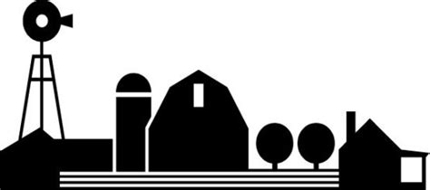 Farm Clipart Black And White Clipart Best