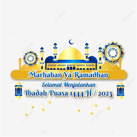 Greeting Card Marhaban Ya Ramadhan 1444 H Ramadan 1444 H Ramadan 2023