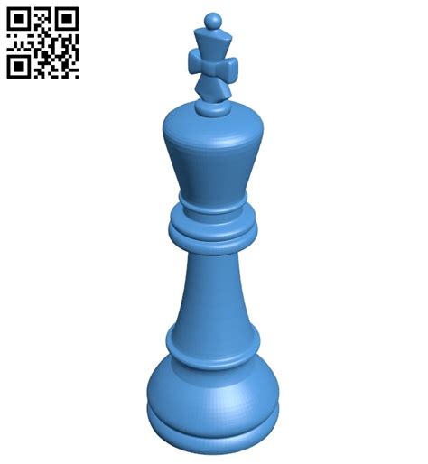 King Chess B007617 File Stl Free Download 3d Model For Cnc And 3d