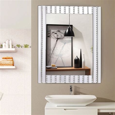 Vidaxl solid oak wood mirror 60x120cm bathroom hall makeup vanity decoration. Tangkula 23.5 x 31.5 Wall Mirror Beveled Wood Frame Mirror ...