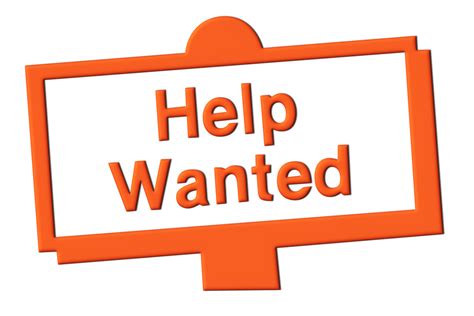 clipart help wanted sign clipground