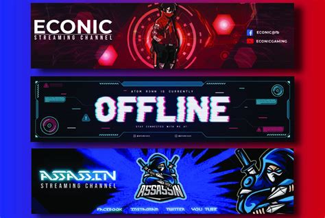 Design Youtube Banner Twitch Banner Facebook Banner Discord Banner