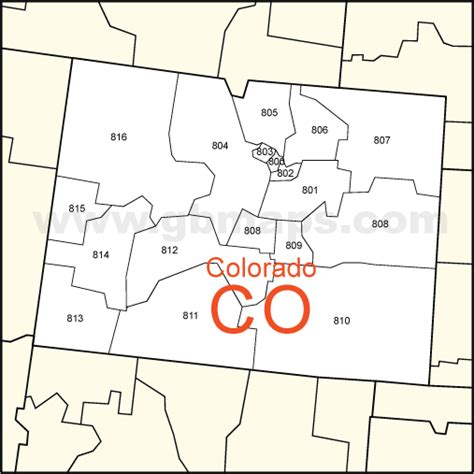 Colorado Zip Code Map Pdf Campus Map Gambaran