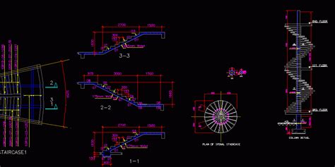 Spiral Staircases Dwg Plan For Autocad • Designscad