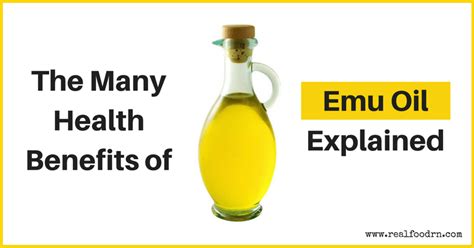 It is so versatile hence, can stand many the hair also gets positive impact when emu oil is applied on it regularly. The Many Health Benefits of Emu Oil Explained