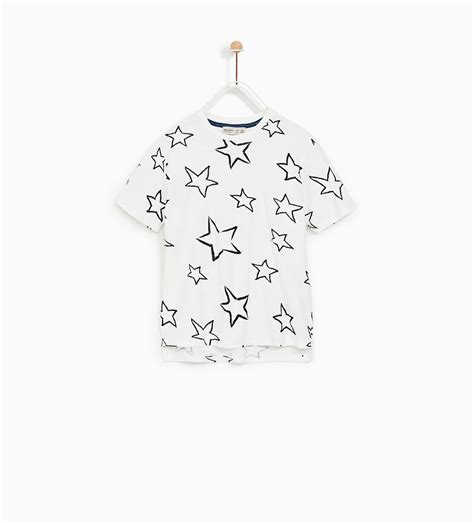 Star T Shirt Boys T Shirts Zara Boys Zara