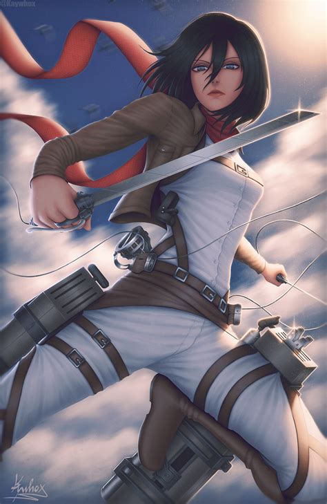 Artstation Mikasa Ackerman Fanart Kay Whox Mikasa Anime Attack On Titan Aesthetic Attack