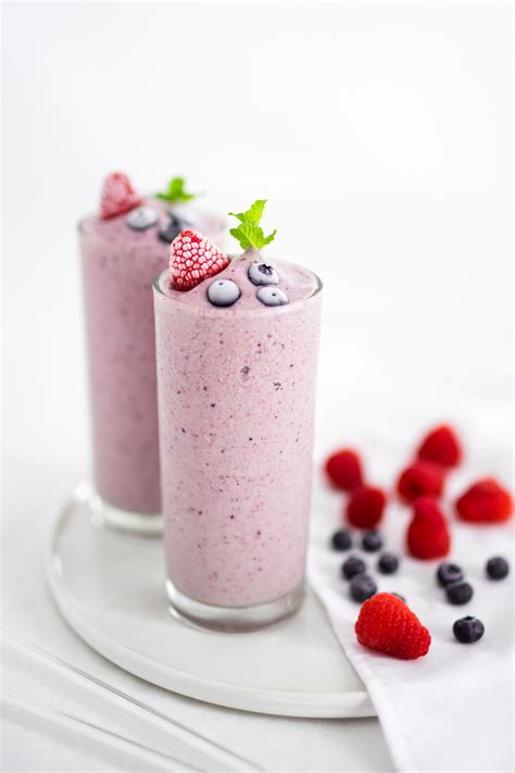 Mixed Berry Smoothie Recipe Easy Healthy Breakfast Cooking With Nart