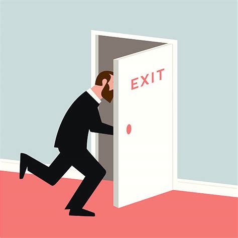 Royalty Free Exit Sign Clip Art Vector Images And Illustrations Istock