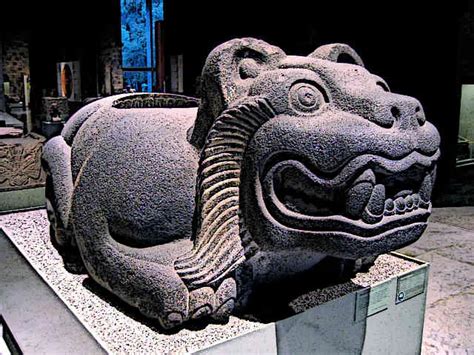Ancient Aztec Artifacts Ancient Aztec Jaguar Shaped Cuauhxicalli Picture