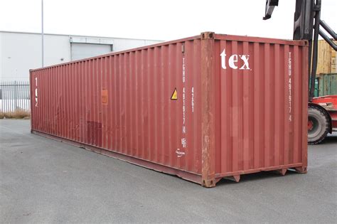 Second Hand 40ft Shipping Containers 40ft S2 Doors £249500 31ft To