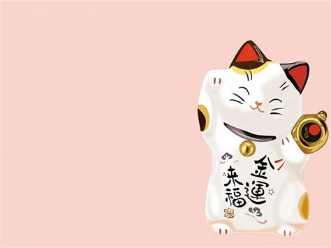 Maneki Neko Kawaii Cat Hd Wallpaper Pxfuel