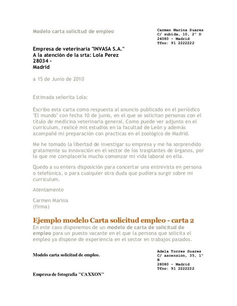 Ejemplo De Carta Formal De Solicitud En EspaãOl Financial Report