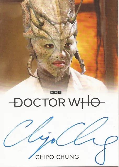 Doctor Who Series 1 4 Chipo Chung As Chantho Full Bleed Autograph Card