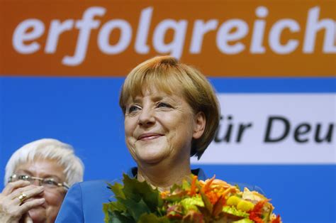 Angela Merkel Wins German Election For Third Term