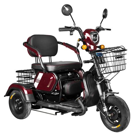 Vigor EB10 elektromos háromkerekű motor robogó tricikli piros - eMAG.hu