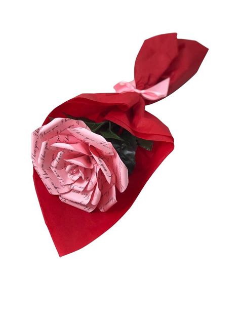 Check spelling or type a new query. I Love You Pink Paper Flower, Romantic Gift for Wife, Gift ...