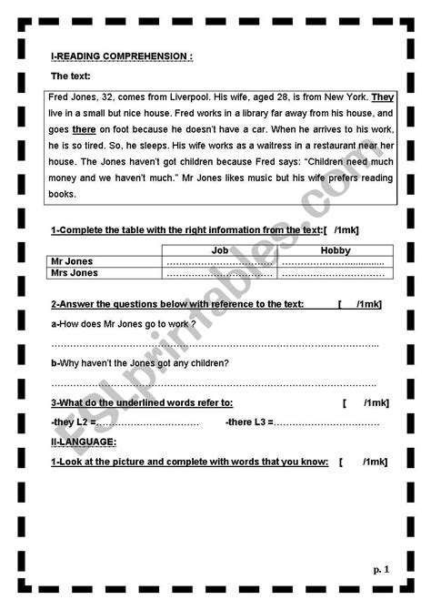 6th Form Test Tunisian Program Esl Worksheet By Queen Of Romance