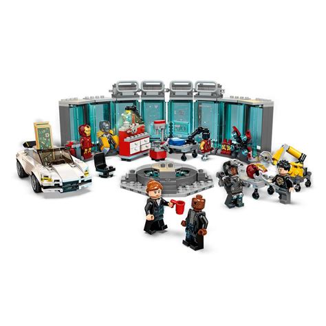Set De Juegos Lego Super Héroes Marvel Armería De Iron Man