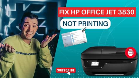How To Fix Hp Officejet 3830 Not Printing Printer Tales Youtube