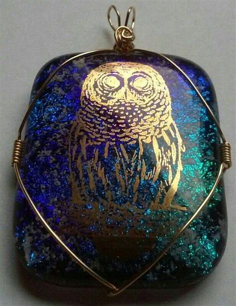 Shop premium wood, metal, ceramic, marble, glass and biodegrable urns priced at a fraction of the. Owl Cremation Jewelry Pendant Ashes InFused Glass Memorial ...