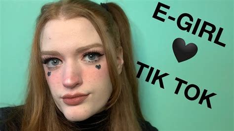 Trying E Girl Makeup From Tik Tok Youtube