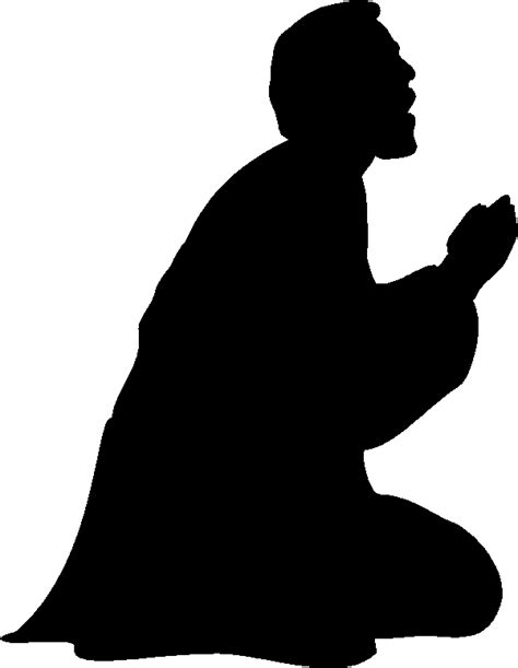 Black Man Praying Clipart