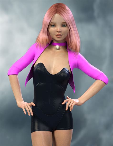 x fashion girl outfit for genesis 8 female s daz 3d