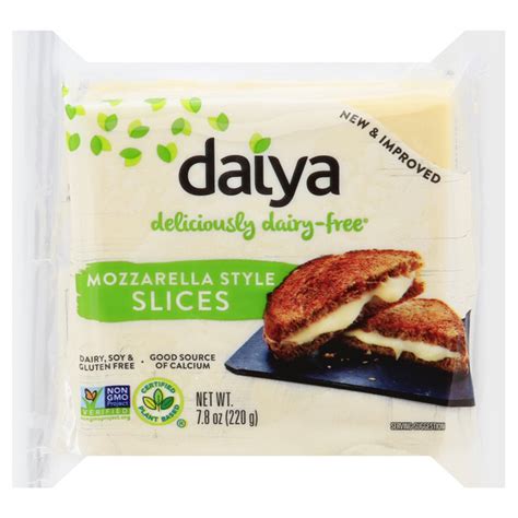 Save On Daiya Deliciously Dairy Free Mozzarella Style Slices Plant