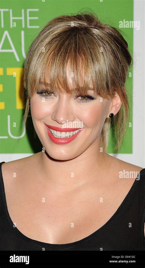 Hilary Duff Us Film Actress In April 2011 Photo Jeffrey Mayer Stock