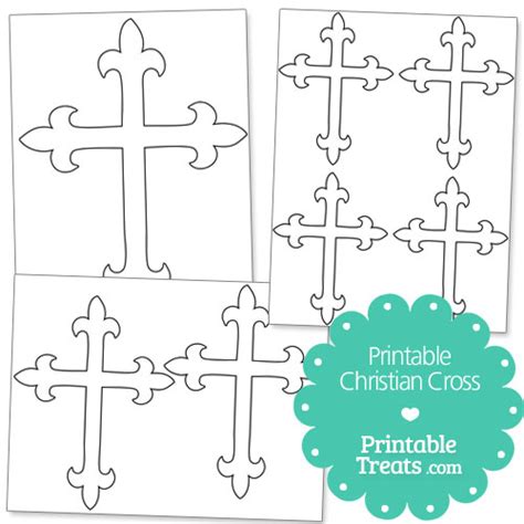 7 Best Images Of Printable Cross Shapes Free Printable Shape Cross