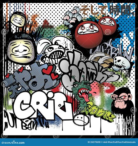 Graffiti Royalty Free Vector Image Vectorstock Ba3