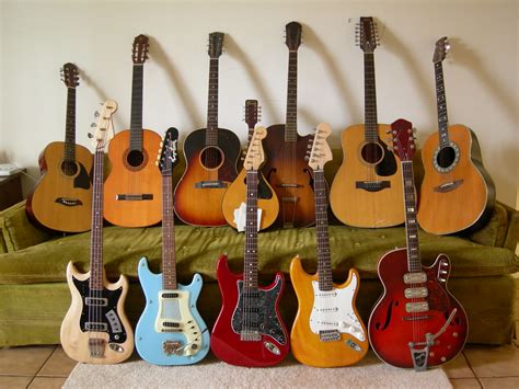 Guitars This Is My Guitar Collection Top From Left To Righ Flickr