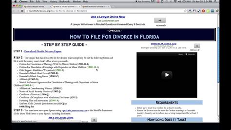 Maybe you would like to learn more about one of these? Free Florida Divorce Papers and Forms - YouTube
