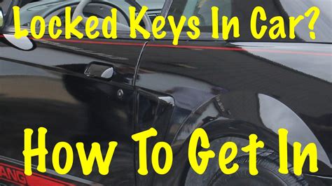 They will come to your rescue immediately with the tools required to open your car. Two Ways To Unlock Your Car Door Without The Key ...