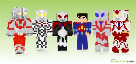 Ultraman Minecraft Skins Download For Free At Superminecraftskins