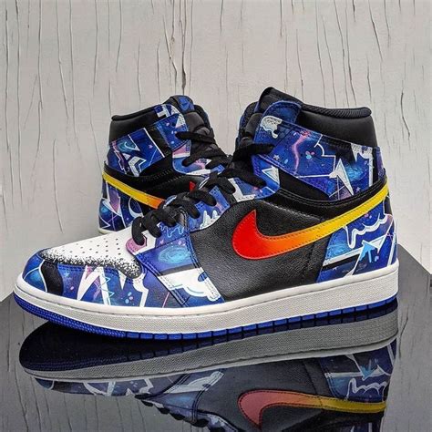 Jordan 1 Graffiti Galaxy Customs Custom Jordans Jordans Custom Sneakers