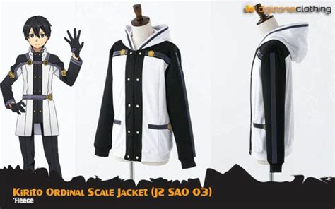 Jual Jaket Kirito Sword Art Online Ordinal Scale Jz Sao 01 Di Lapak