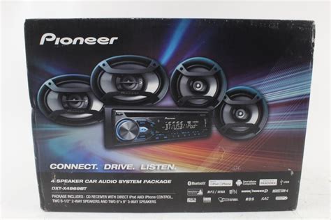 Pioneer 4 Speaker Car Audio System Package Property Room